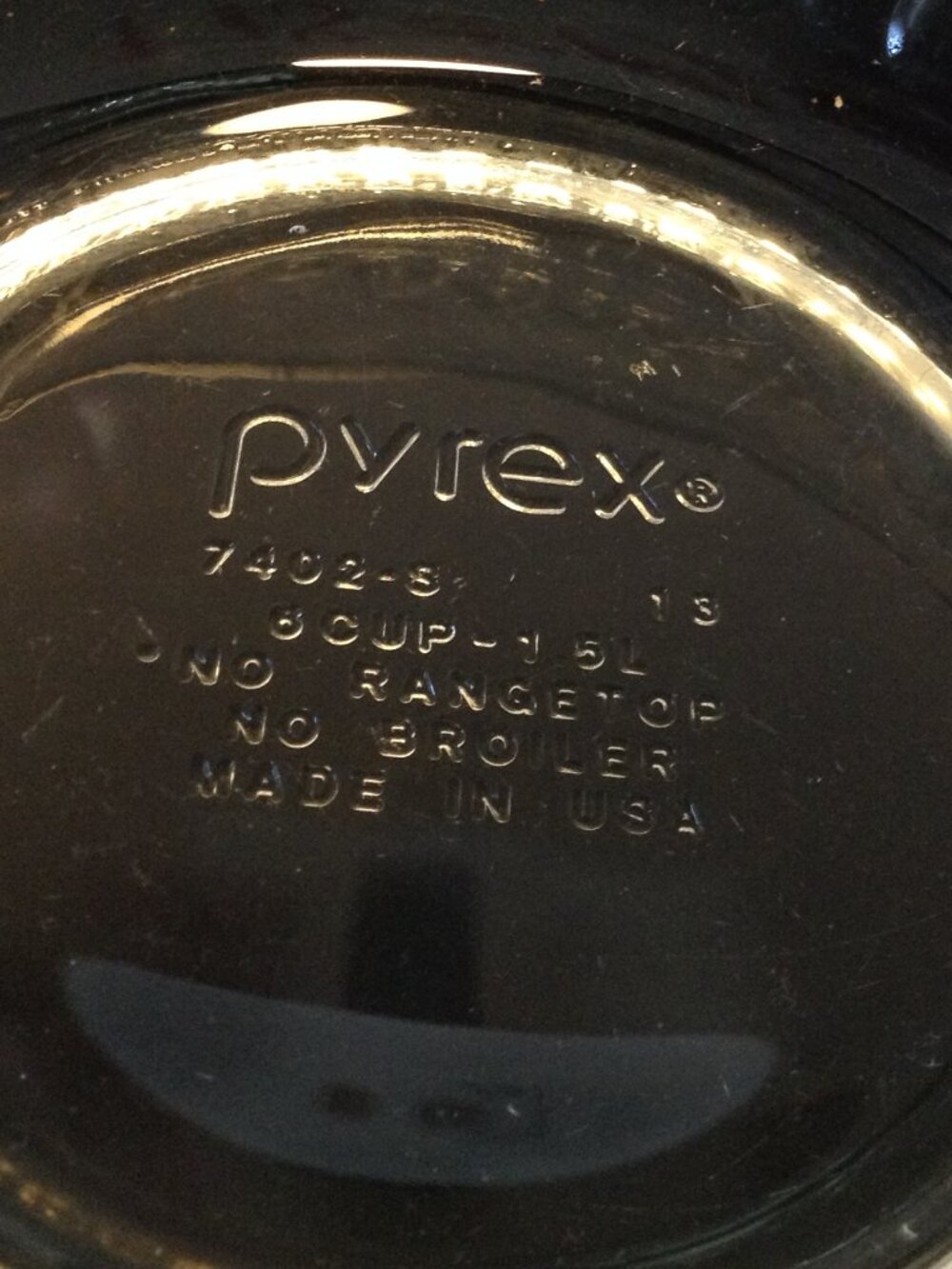(2) Pyrex Mixing Bowls 1 Ribbed 1 Plain Iconic Quality Nostalgic Glass Cabincore - Picture 6 of 6